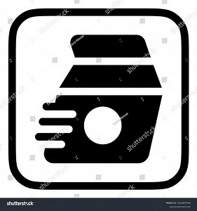 Editable Express Food Delivery Lunch Bag Stock Vector (Royalty Free) 2412957545 | Shutterstock