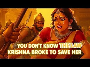 The Day Krishna Broke Cosmic Law to Save Draupadi🪈🪷 | Mahabharat Untold Miracle