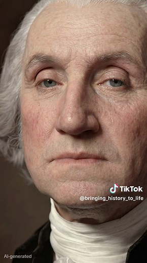 George Washington, painted by Gilbert Stuart around 1796. This is the image that shaped how generations picture the first President of the United States. The powdered hair, the dark coat, the white cravat, and the steady, restrained expression all reflect the dignity expected of a Revolutionary War general turned head of state. Stuart’s portrait was never fully completed, yet it became the foundation for countless engravings, reproductions, and even the image used on the U.S. one-dollar bill. It