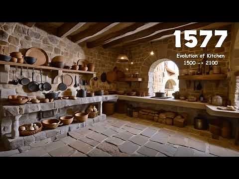 🔹 The Evolution of Kitchens – 600 Years of Cooking Innovation (1500–2100)