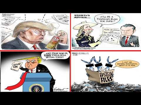 😂 Cartoon Comedy vs Trump Politics | Today’s Funniest American Political Cartoons || The Trump Show