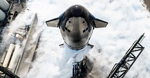 SpaceX successfully launches its Starship megarocket to orbit, returning it to Earth for the first time