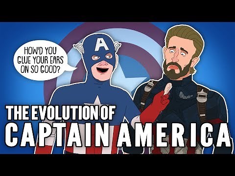 The Evolution of Captain America (Animated)