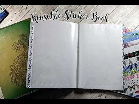 How I make my - Reusable Sticker Book