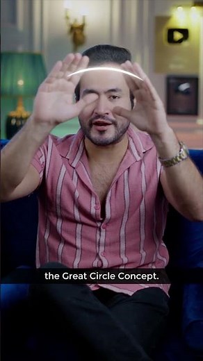 Why Airplanes Fly in CURVED Routes? Why not straight paths?