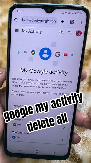 google my activity delete all | how to delete all google activity #myactivity #ytshorts #shorts