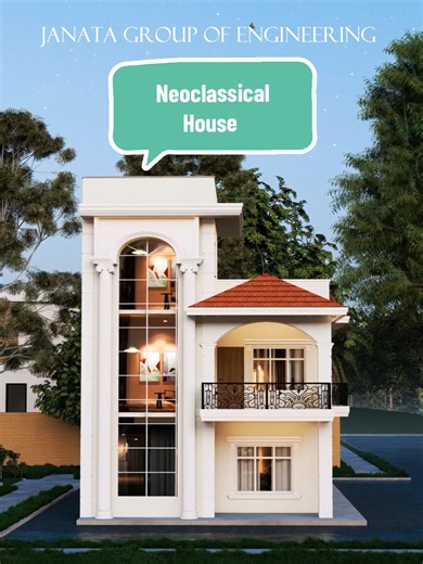 Neoclassical House Design at Bharatpur Chitwan 🥰