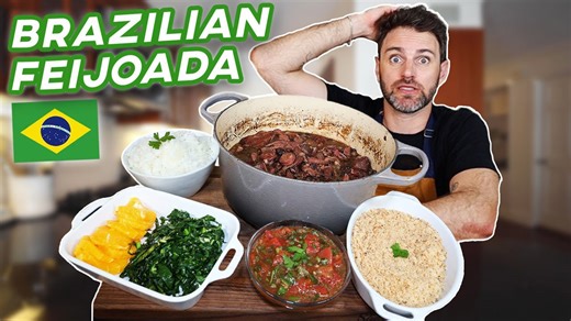 Cooking a Traditional Brazilian Feijoada from Scratch in One Day