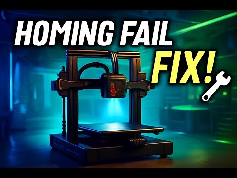 Creality 3D Printer Homing Fail Fix