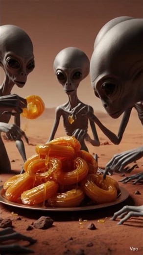 Aliens Trying Jalebi for the First Time on Mars! 👽🍩 | AI Funny Short