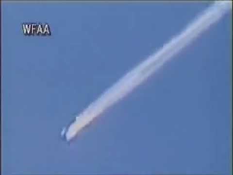 RARE! Space shuttle Columbia Explosion footage