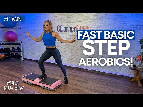 FAST PACED BASIC STEP WORKOUT // 30 MIN STEP AEROBICS #283