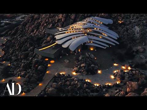 Inside a Breathtaking Desert Mansion That Looks Like A Fossil | Unique Spaces | Architectural Digest