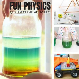 Easy Physics Experiments For Kids - Little Bins for Little Hands
