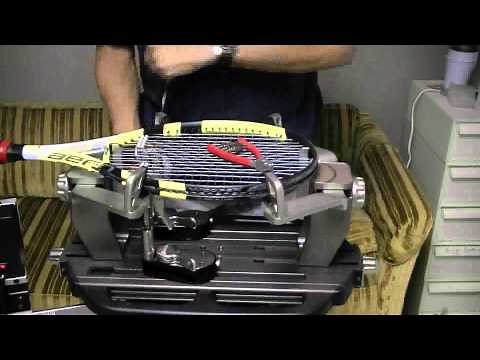 Stringing tennis racket - Tying knots in tight places