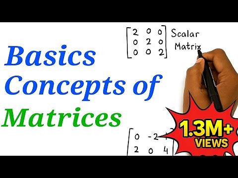 Basic Concepts of Matrices | Matrix | Mathematics | 12th HSC | Science, Commerce & Arts