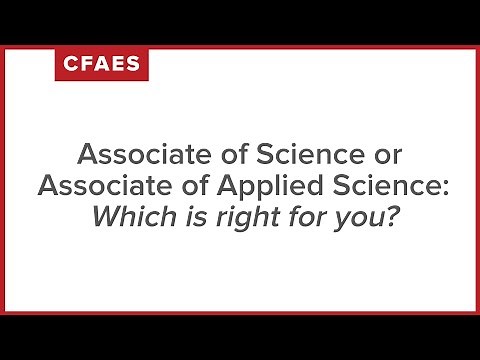 Associate of Science or Associate of Applied Science? Which is right for you?