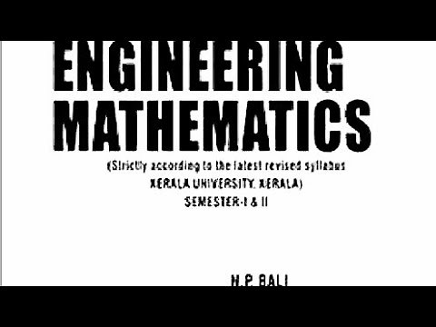 Engineering mathematics Book (NP Bali) 📚 PDf