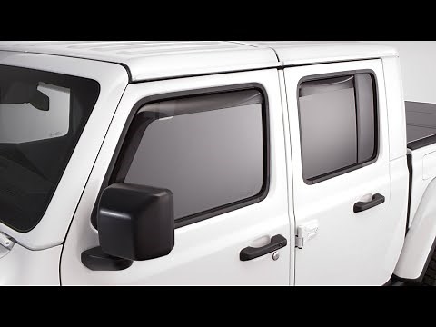 Jeep WeatherTech Side Window Deflector: Installation