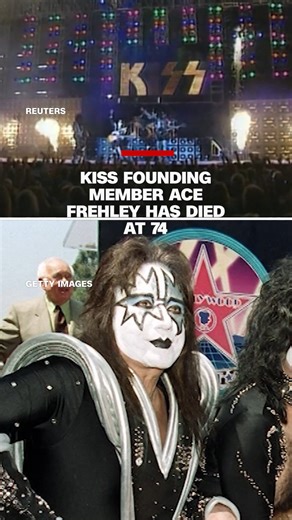 Ace Frehley, the original lead guitarist and founding member of the glam rock band Kiss, who captivated audiences with his elaborate galactic makeup and smoking guitar, has died. He was 74. https://cnn.it/4nThz3o | CNN