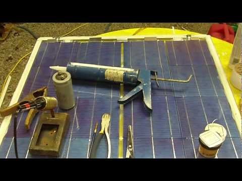 Homemade Solar Panels Diy tutorial, complete build