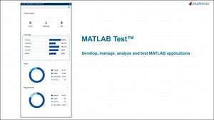 Develop, manage, analyze, and test MATLAB applications using MATLAB Test! | MATLAB