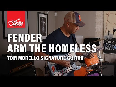 Tom Morello on his NEW Fender “Arm the Homeless” Guitar | Demo and Overview