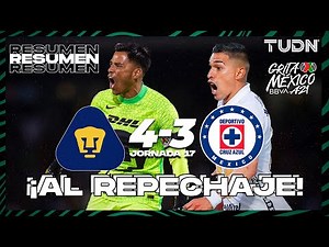 Highlights and goals | Pumas 4-3 Cruz Azul | Mexico BBVA Premier League 2021 - Matchday 17 | TUDN