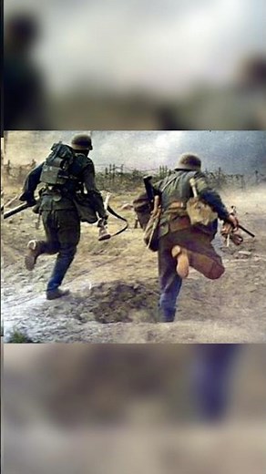 Colorized WWII Footage: A Moment in Battle