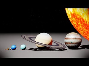 Solar System Size Comparison | 3D Animation Comparison