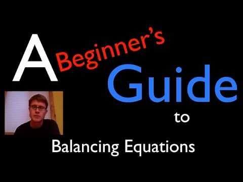 A Beginner's Guide to Balancing Equations