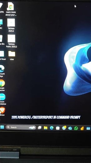 how to check battery health in windows