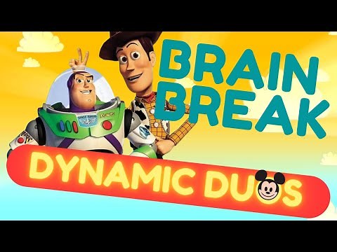 FAVORITE DISNEY DUOS. Exercise Break for kids. Movement activity.