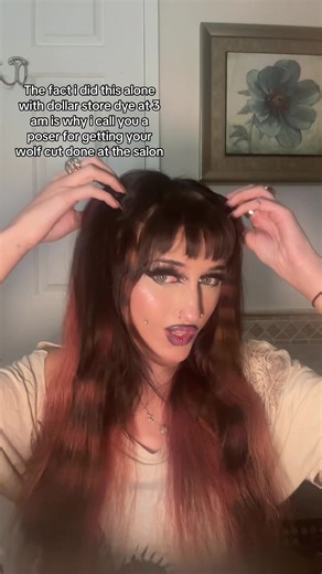 The definition of alternative is “one or more things available as another possibility.” Regardless of how the style looks theres nothing alternative about any style done by a salon. Not to mention these styles exist to support diy ethics and as a protest against pushing conformity/ beauty standards designed to capitalize off your insecurities.