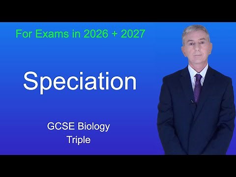 GCSE Biology Revision "Speciation" (Triple)