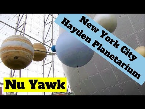 🟡 New York City | Hayden Planetarium Part Of The Museum Of Natural History. Stars, Planets & Shops!