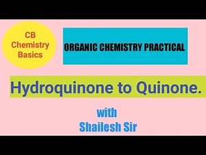 Hydroquinone to Quinone preparation