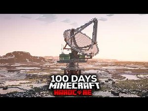 I Survived 100 Days in the Arctic in Hardcore Minecraft