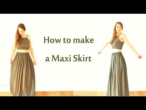 DIY Maxi Skirt | Beginner Friendly