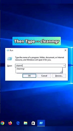 How to run Disk Cleanup in Windows || Cleanmgr windows 10 #shorts #diskcleanup #windows