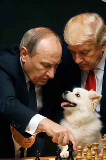 Putin Defeated by Trump’s Dog in Chess ♟️🐶😂