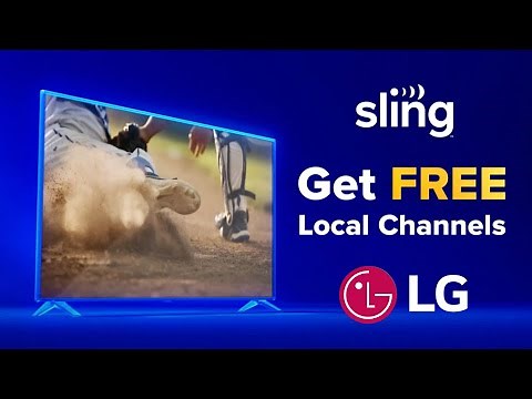 Watch Local Channels for FREE on LG Smart TV's with Sling!