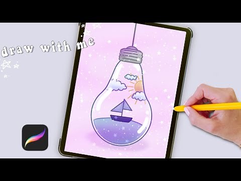 Procreate Drawing for Beginners! Easy iPad Drawing Step by Step Tutorial