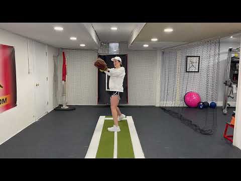Softball Pitching: Stride Foot Landing Position