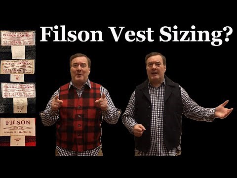 The Ultimate Guide to Filson Vests for Men: Comparing Sizing and Style of the Best Wool Vests