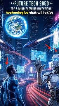 Top 5 Future Technologies That Will Change the World by 2050 🚀 | Mind-Blowing Innovations Ahead!