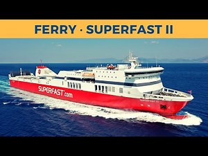 Ferry SUPERFAST II near Patra (Superfast Ferries)