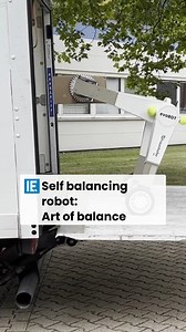 This self-balancing robot autonomously navigates its way and can grasp and carry the materials. | Interesting Engineering
