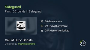 Safeguard achievement in Call of Duty: Ghosts (Xbox 360)