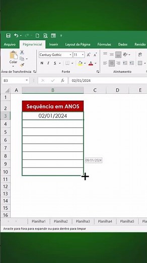Como Inserir Sequência de DATAS AUTOMÁTICAS no Excel